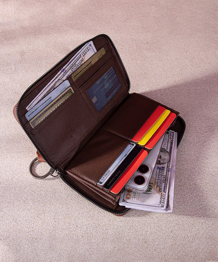 Wrangler Aztec Dual-Sided Print Wallet