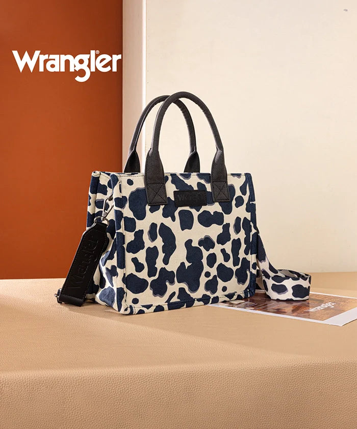 Wrangler All-over Cow Print Tote Bag