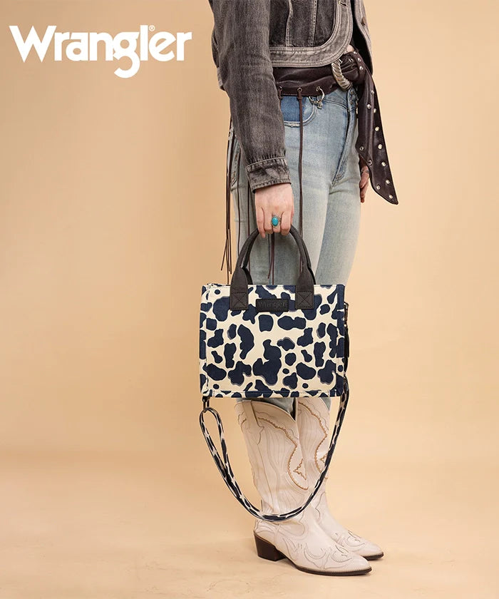 Wrangler All-over Cow Print Tote Bag