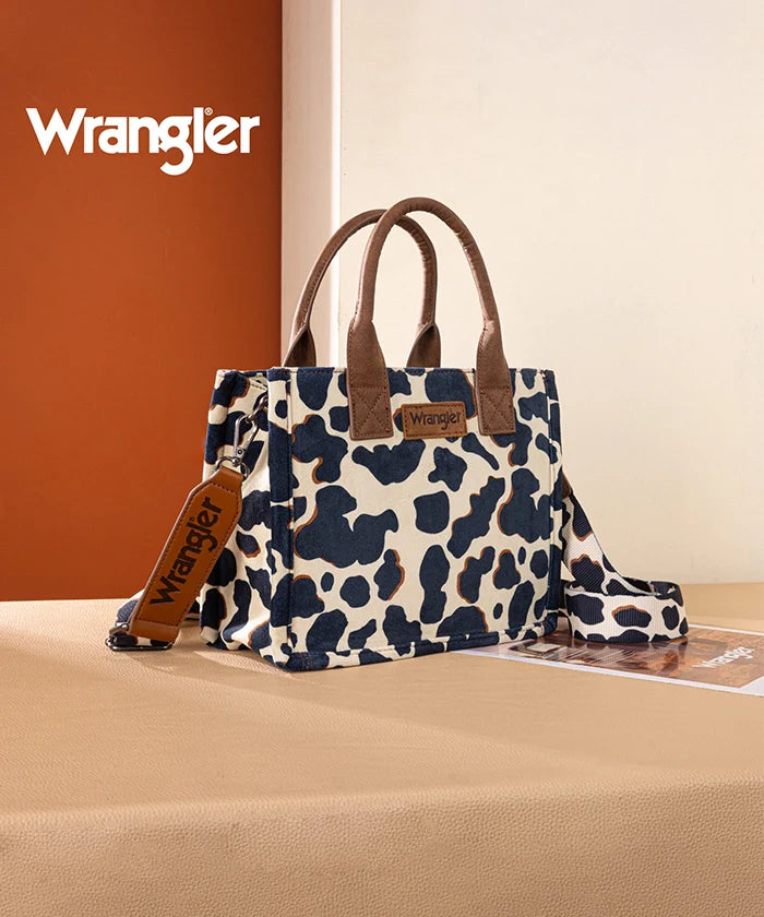 Wrangler All-over Cow Print Tote Bag