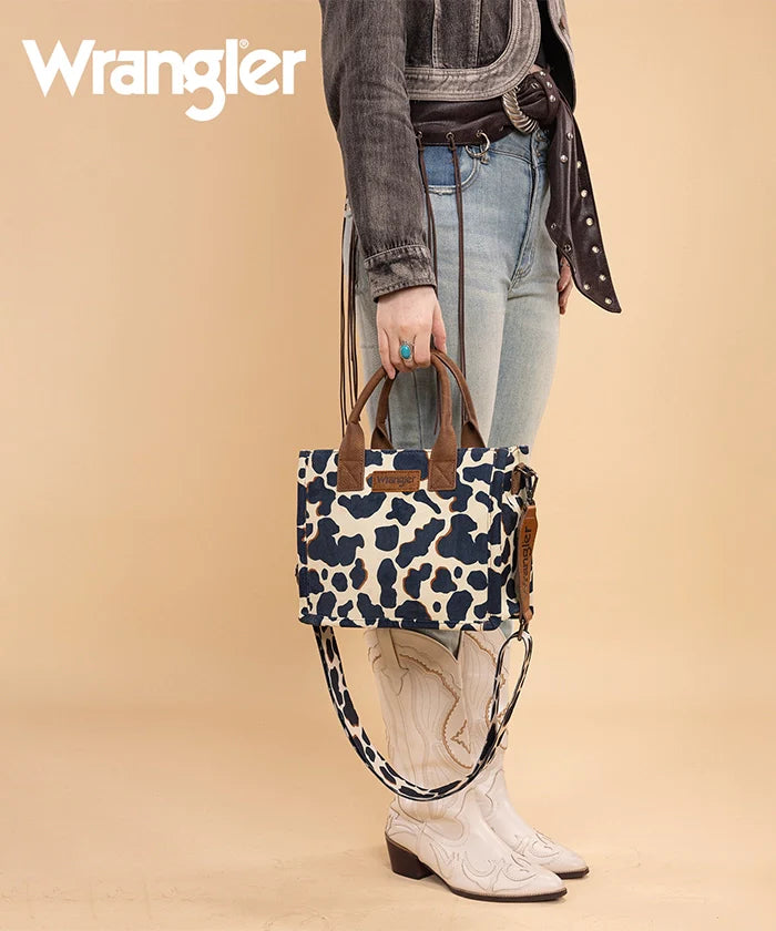 Wrangler All-over Cow Print Tote Bag