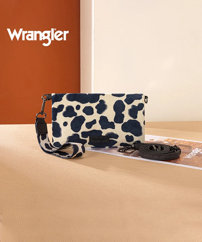 Wrangler All-over Cow Print Wide Tote Bag Collection