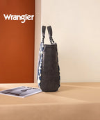 Wrangler All-over Cow Print Wide Tote Bag Collection