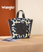 Wrangler All-over Cow Print Wide Tote Bag Collection