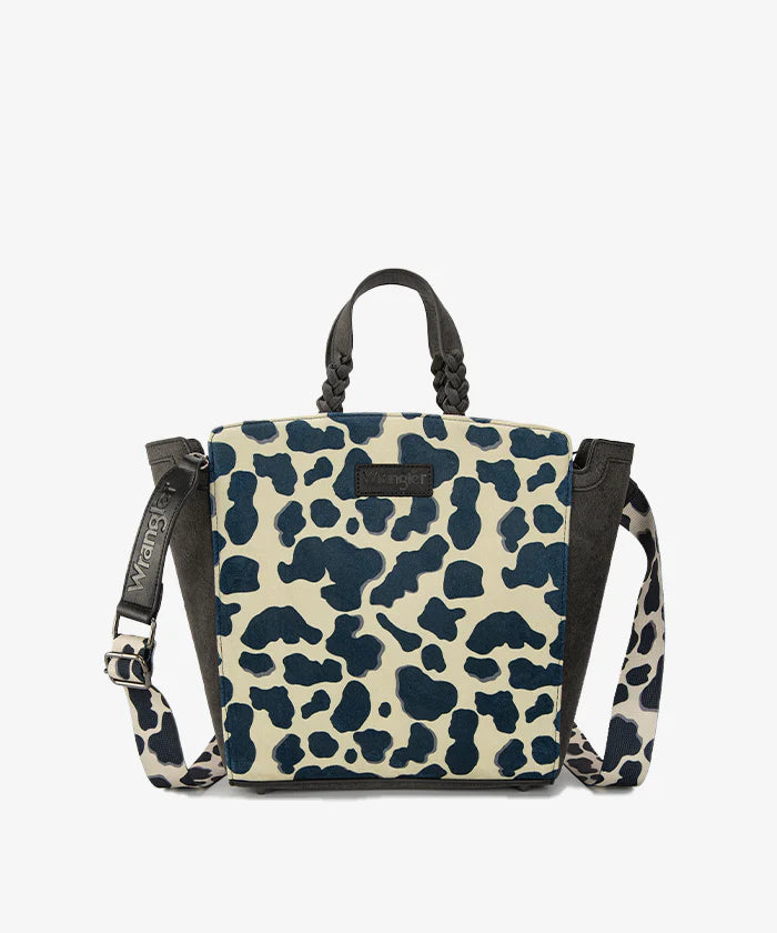 Wrangler All-over Cow Print Wide Tote Bag Collection