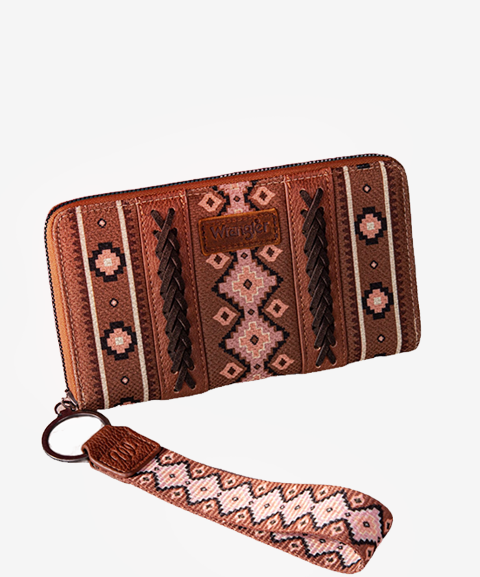 Wrangler Aztec Dual-Sided Print Wallet