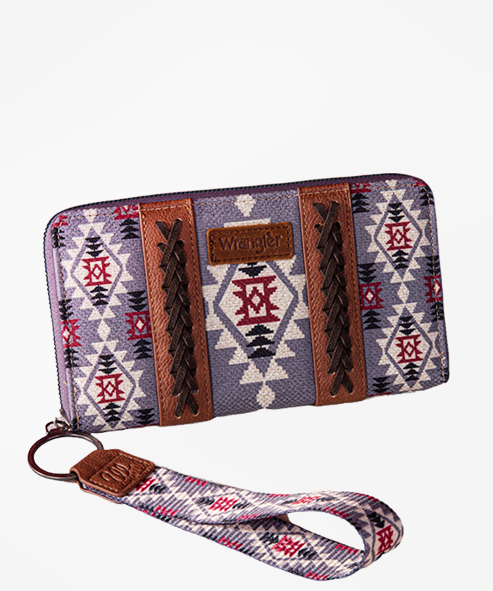 Wrangler Aztec Dual-Sided Print Wallet