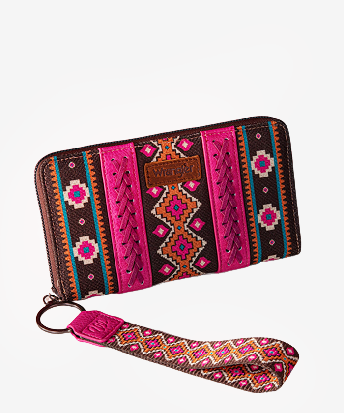 Wrangler Aztec Dual-Sided Print Wallet