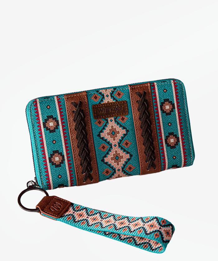 Wrangler Aztec Dual-Sided Print Wallet