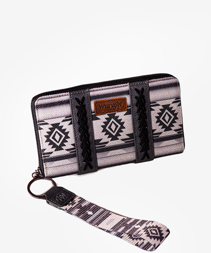 Wrangler Aztec Dual-Sided Print Wallet