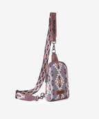 Wrangler Southwestern All-over Aztec Print Sling Bag