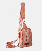 Wrangler Southwestern All-over Aztec Print Sling Bag