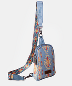 Wrangler Southwestern All-over Aztec Print Sling Bag