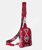 Wrangler Southwestern All-over Aztec Print Sling Bag - Limited Stock