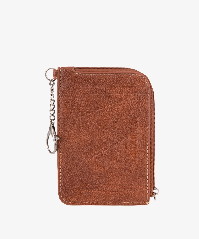 Wrangler All-over Aztec Print Mini Zip Card Case