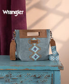 Wrangler Aztec Embroidered Crossbody Bag