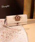 Wrangler Aztec Embroidered Wallet