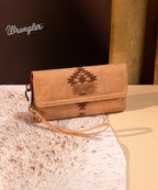 Wrangler Aztec Embroidered Wallet