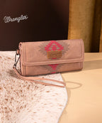 Wrangler Aztec Embroidered Wallet