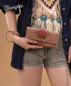 Wrangler Aztec Embroidered Wallet