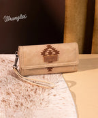 Wrangler Aztec Embroidered Wallet