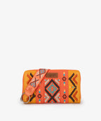 Wrangler Aztec Embroidered Whipstitch Wristlet