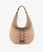 Wrangler Aztec Embroidered Wide Hobo Bag