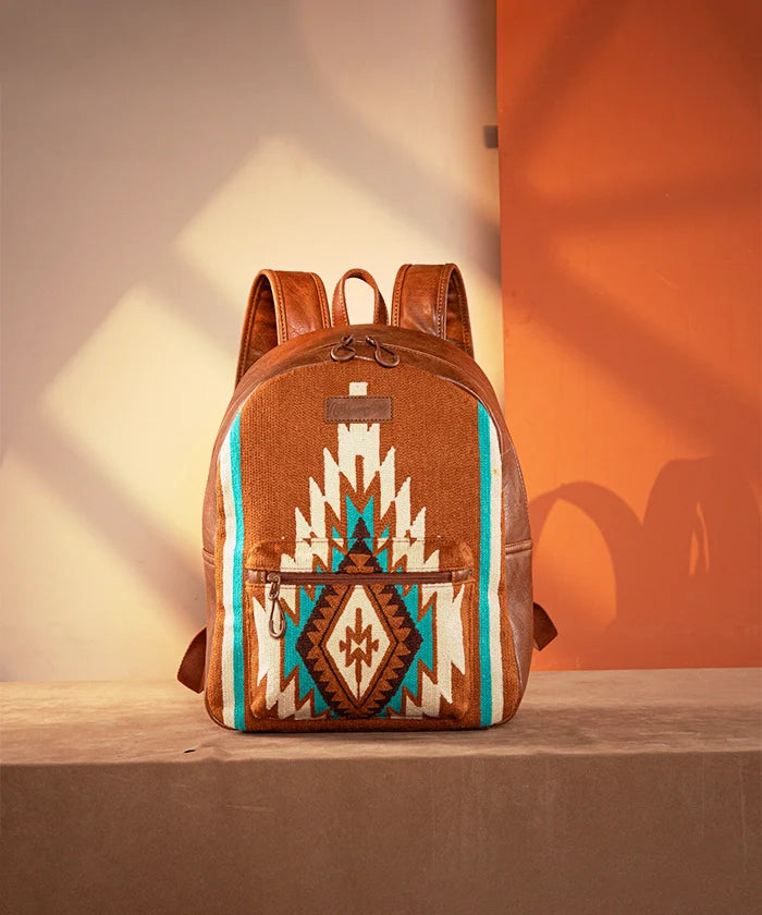 Wrangler Aztec Knitted Backpack