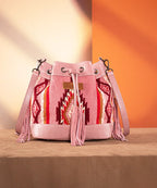 Wrangler Aztec Knitted Bucket Bag Collection