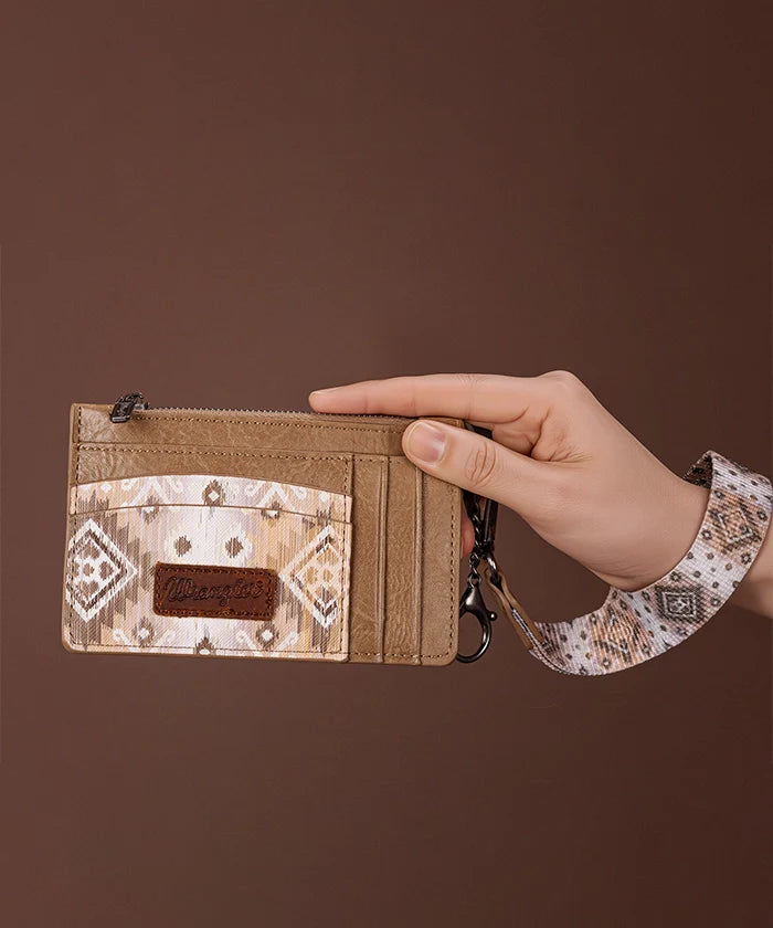 Wrangler Aztec Print Card Case