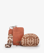 Wrangler Aztec Print Keychain Card Holder