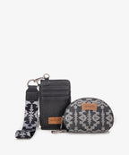 Wrangler Aztec Print Keychain Card Holder