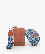 Wrangler Aztec Print Keychain Card Holder