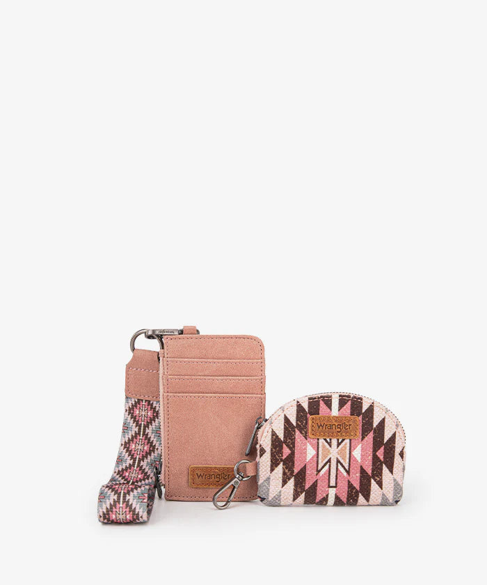 Wrangler Aztec Print Whipstitch Canvas Tote Bag Collection