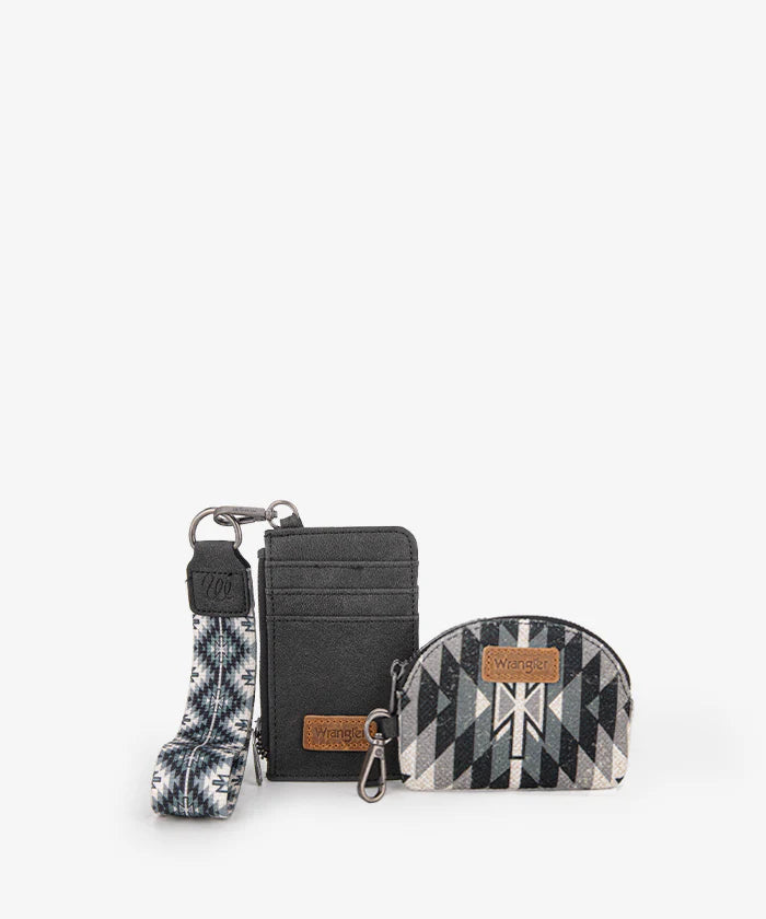 Wrangler Aztec Print Whipstitch Canvas Tote Bag Collection