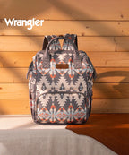 Wrangler Aztec Printed Diaper Bag