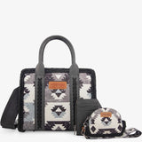 Wrangler Aztec Sherpa Trim Crossbody Purse Collection
