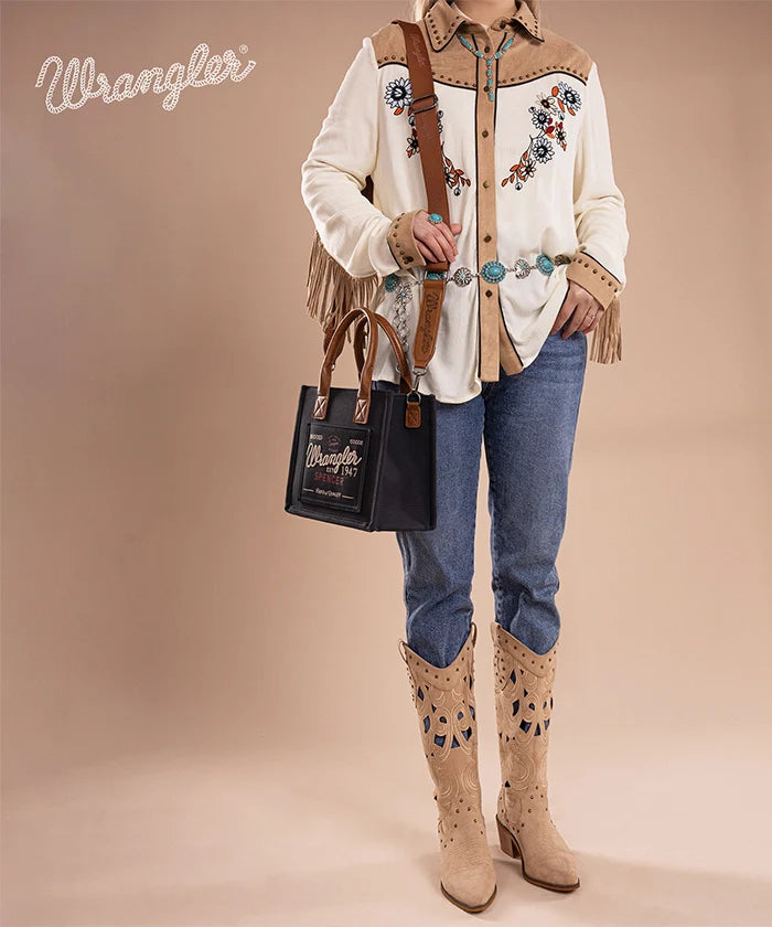 Wrangler Canvas Crossbody Purse