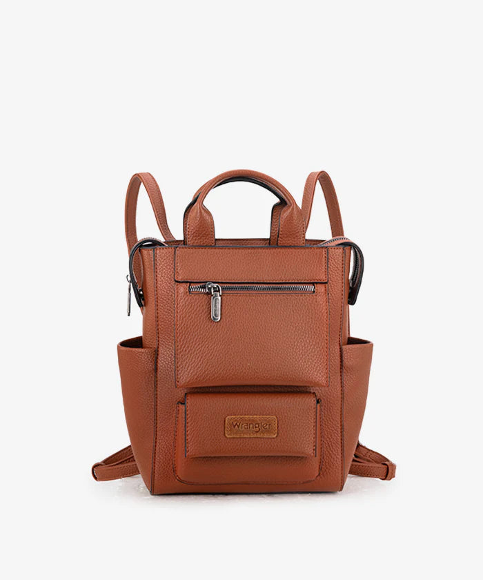 Wrangler Convertible Leather Backpack
