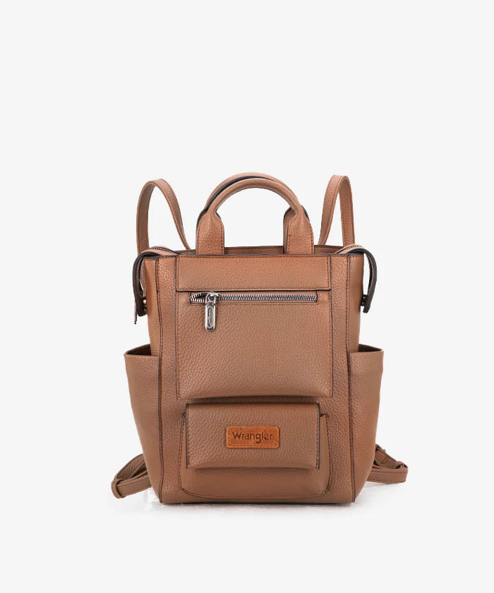 Wrangler Convertible Leather Backpack