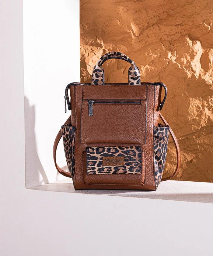 Wrangler Convertible Leather Backpack