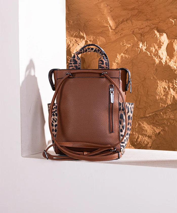 Wrangler Convertible Leather Backpack