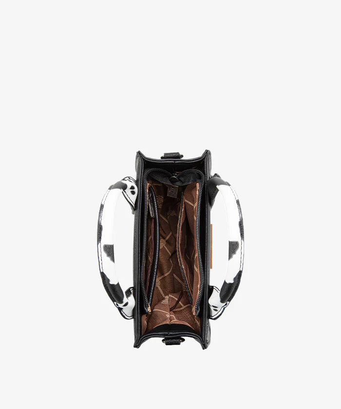 Wrangler Mini Cow Print Tote Bag - Limited Stock
