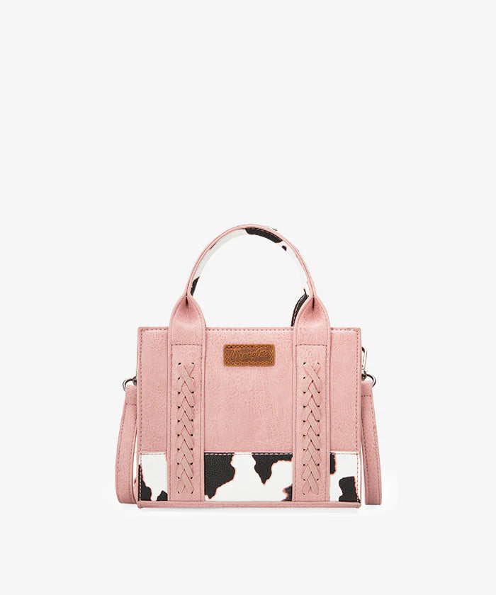Wrangler Mini Cow Print Tote Bag