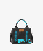 Wrangler Mini Cow Print Tote Bag