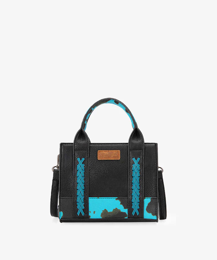 Wrangler Mini Cow Print Tote Bag