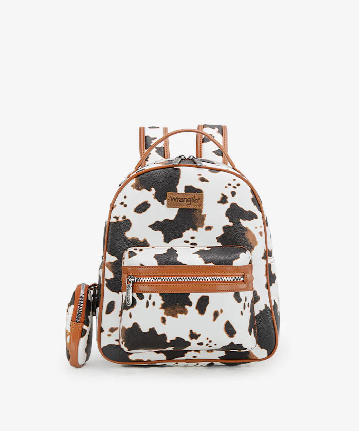 Wrangler Cow Print Backpack