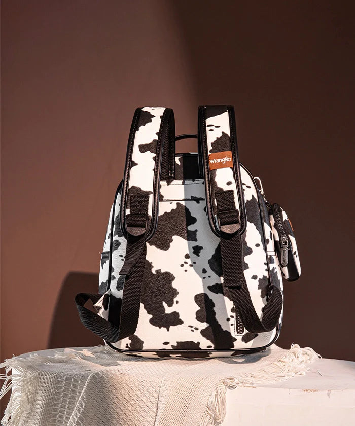 Wrangler Cow Print Backpack