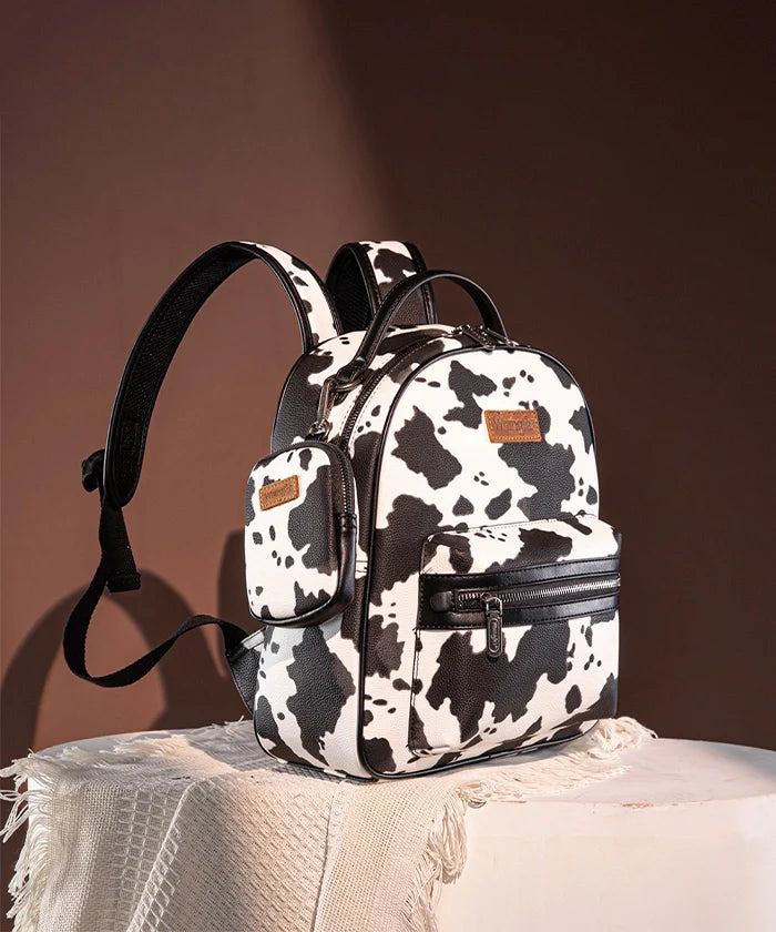 Wrangler Cow Print Backpack