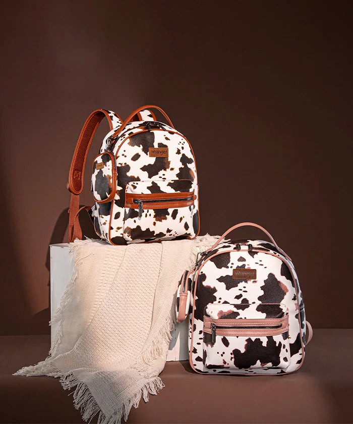 Wrangler Cow Print Backpack